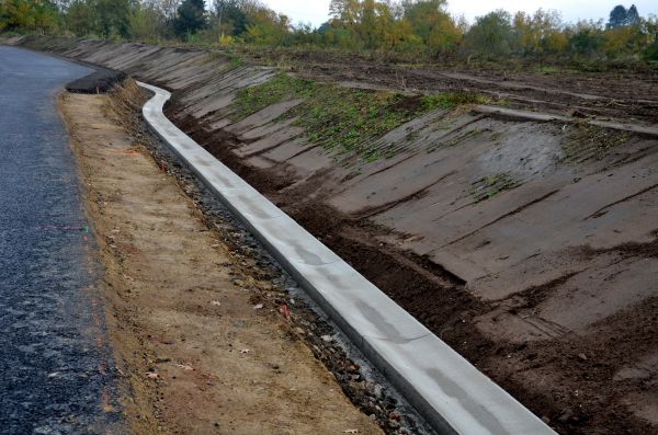 Slope Drainage Installation in Columbus