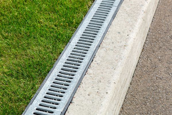 Courtyard Drain Installation in Columbus